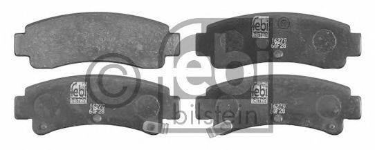 FEBI BILSTEIN 16270 Комплект гальмівних колодок, дискове гальмо