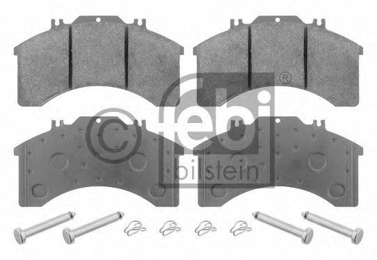 FEBI BILSTEIN 16594 Комплект гальмівних колодок, дискове гальмо
