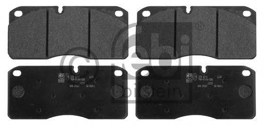 FEBI BILSTEIN 16595 Комплект гальмівних колодок, дискове гальмо