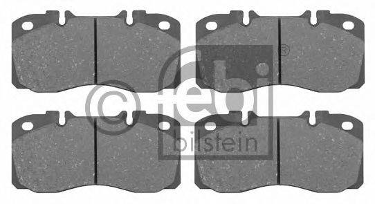 FEBI BILSTEIN 16598 Комплект гальмівних колодок, дискове гальмо