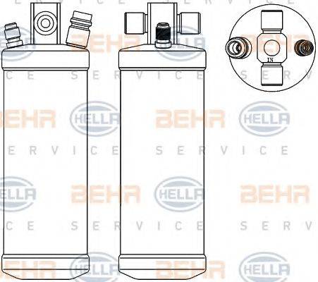 BEHR HELLA SERVICE 8FT351192791 Осушувач, кондиціонер