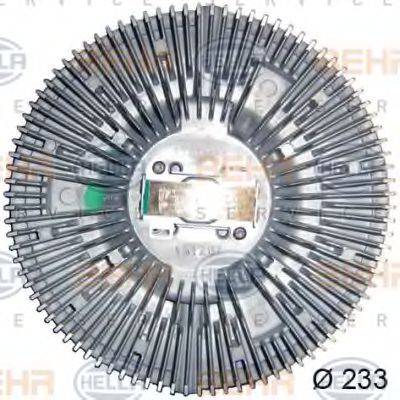 BEHR HELLA SERVICE 8MV376727161 Зчеплення, вентилятор радіатора