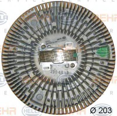 BEHR HELLA SERVICE 8MV376731341 Зчеплення, вентилятор радіатора