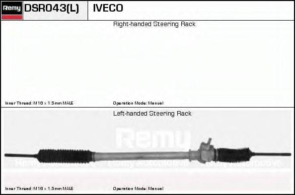 DELCO REMY DSR043L Рульовий механізм