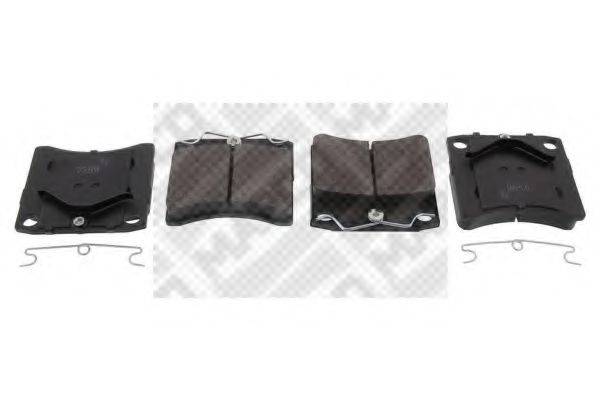 MAPCO 6383 Комплект гальмівних колодок, дискове гальмо