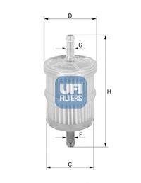 UFI 3102800 Паливний фільтр