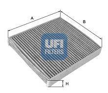 UFI 5414900 Фільтр, повітря у внутрішньому просторі