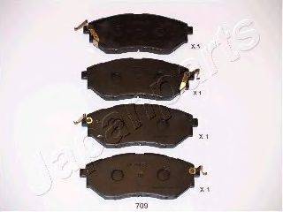 JAPANPARTS PA709AF Комплект гальмівних колодок, дискове гальмо