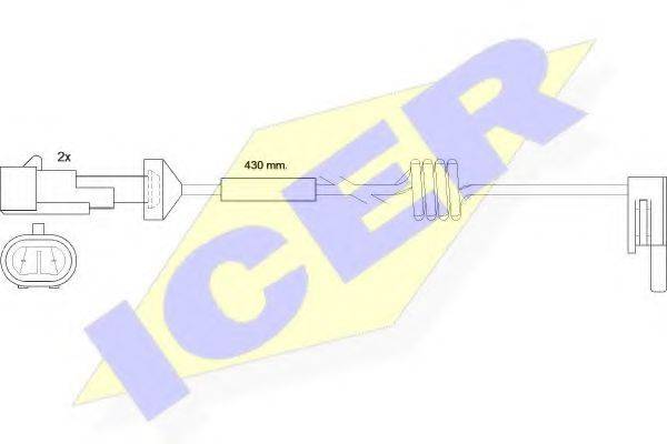 ICER 610235EC Сигналізатор, знос гальмівних колодок