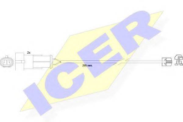 ICER 610256EC Сигналізатор, знос гальмівних колодок