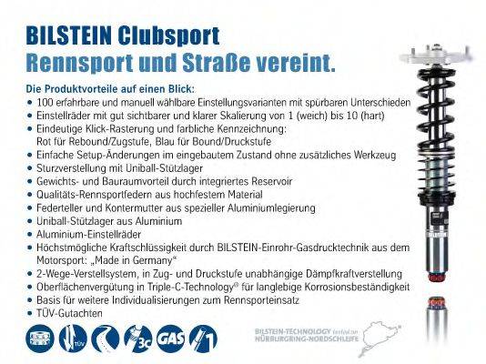 BILSTEIN BIL022086 Комплект ходової частини, пружини / амортизатори