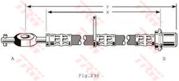 TRW PHD202 Гальмівний шланг