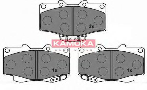 KAMOKA JQ1013704 Комплект гальмівних колодок, дискове гальмо