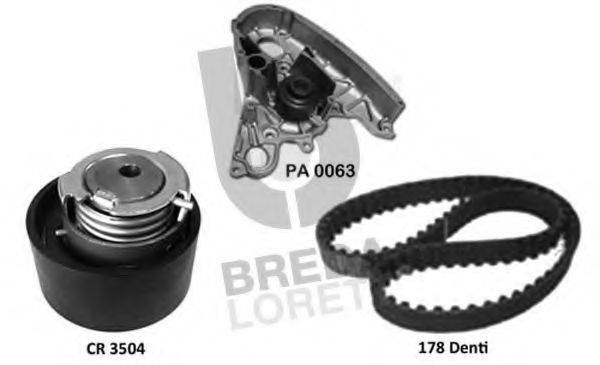 BREDA LORETT KPA0729A Водяний насос + комплект зубчастого ременя