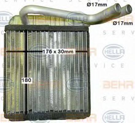 HELLA 8FH351029451 Теплообмінник, опалення салону