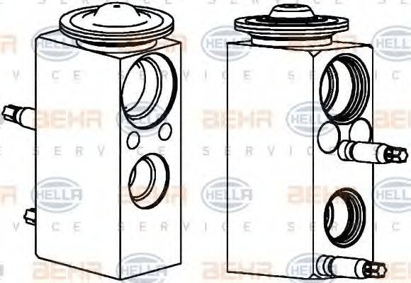 HELLA 8UW351239591 Розширювальний клапан, кондиціонер