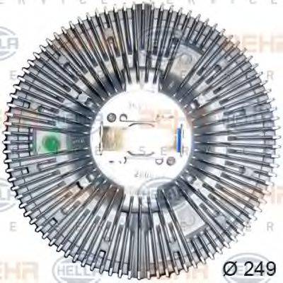 HELLA 8MV376728151 Зчеплення, вентилятор радіатора