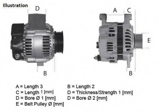 LUCAS ELECTRICAL LRA03015 Генератор
