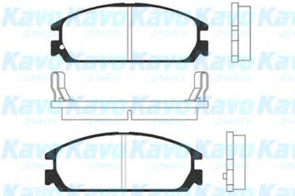KAVO PARTS BP2008 Комплект гальмівних колодок, дискове гальмо