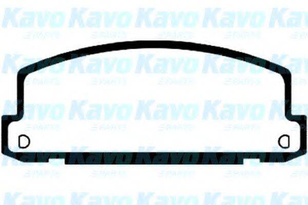 KAVO PARTS BP3505 Комплект гальмівних колодок, дискове гальмо