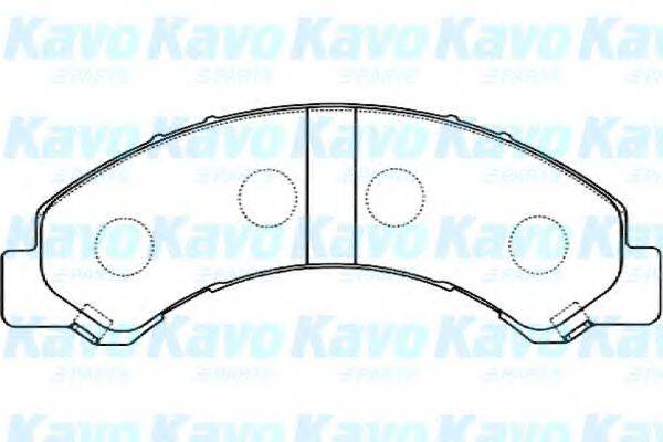 KAVO PARTS BP3513 Комплект гальмівних колодок, дискове гальмо