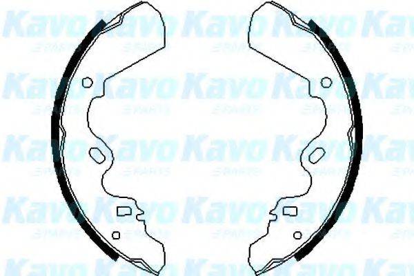 KAVO PARTS BS3901 Комплект гальмівних колодок
