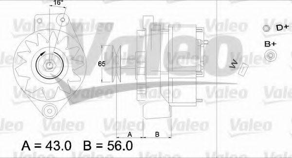 VALEO 436400 Генератор