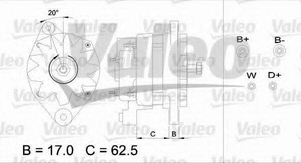 VALEO 436650 Генератор