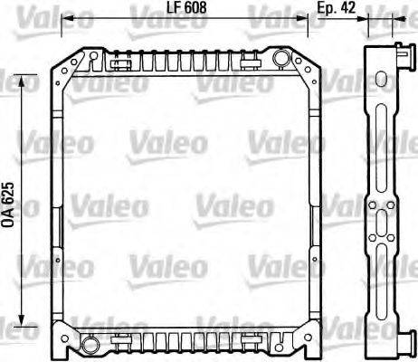 VALEO 730379 Радіатор, охолодження двигуна