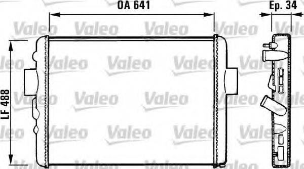 VALEO 731572 Радіатор, охолодження двигуна