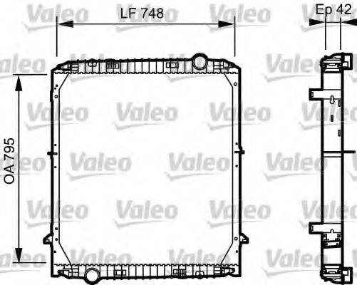 VALEO 733486 Радіатор, охолодження двигуна