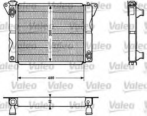 VALEO 810879 Радіатор, охолодження двигуна