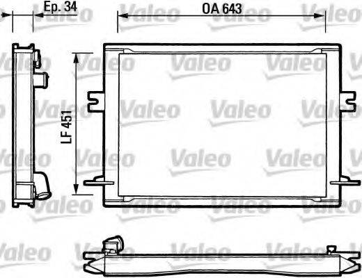 VALEO 811348 Радіатор, охолодження двигуна