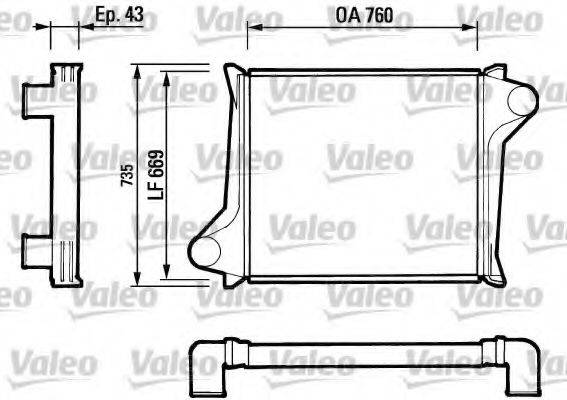 VALEO 816605 Інтеркулер