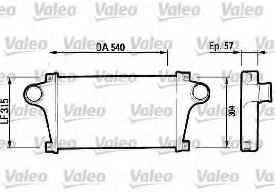 VALEO 816731 Інтеркулер