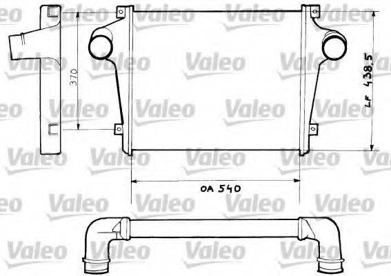 VALEO 816732 Інтеркулер