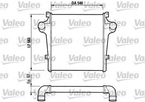 VALEO 816733 Інтеркулер