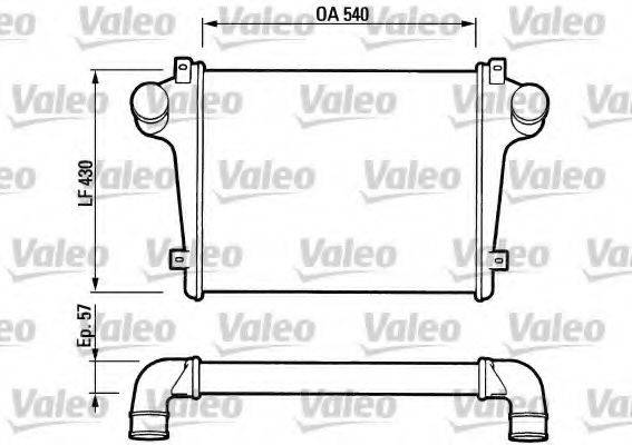 VALEO 816736 Інтеркулер