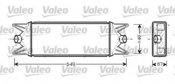 VALEO 818724 Інтеркулер