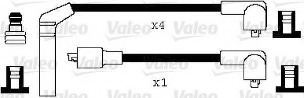 VALEO 346012 Комплект дротів запалювання
