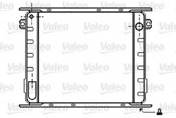 VALEO 733405 Радіатор, охолодження двигуна