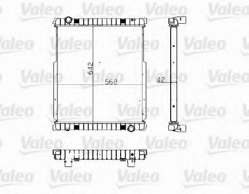 VALEO 733481 Радіатор, охолодження двигуна