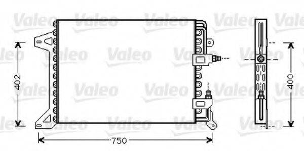 VALEO 818038 Конденсатор, кондиціонер