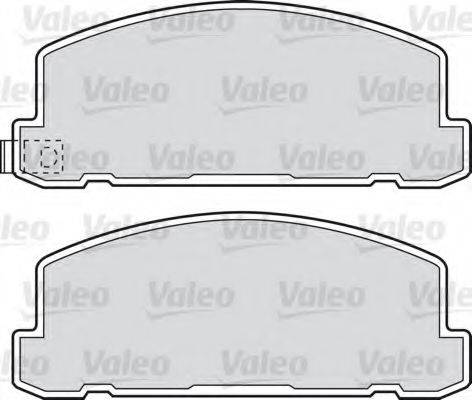 VALEO 598615 Комплект гальмівних колодок, дискове гальмо