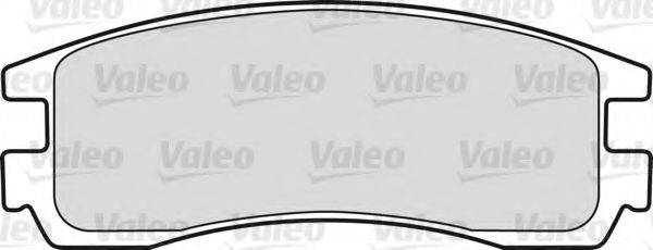 VALEO 598459 Комплект гальмівних колодок, дискове гальмо