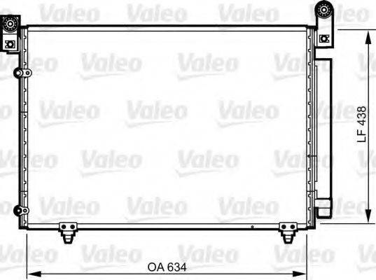 VALEO 814266 Конденсатор, кондиціонер