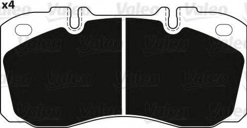 VALEO 882235 Комплект гальмівних колодок, дискове гальмо