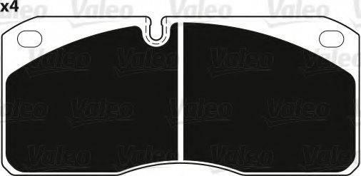 VALEO 882254 Комплект гальмівних колодок, дискове гальмо