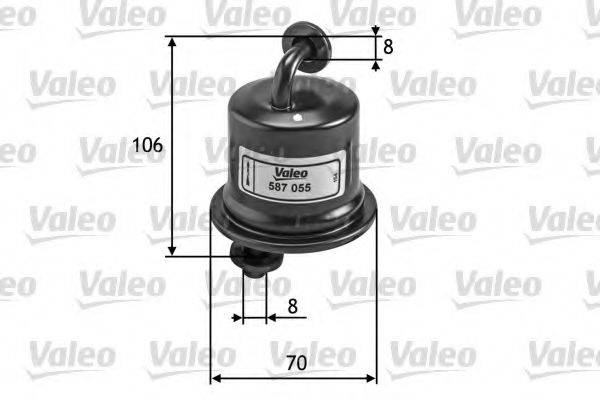 VALEO 587055 Паливний фільтр