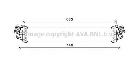 AVA QUALITY COOLING AL4129 Інтеркулер